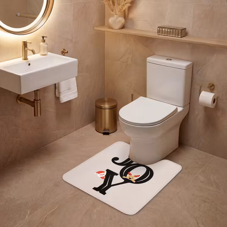 WC Vorleger - Joy – Animation – Schwarz – Weihnachten — 4