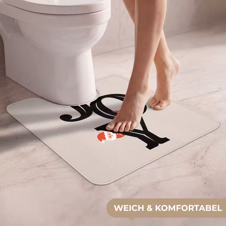 WC Vorleger - Joy – Animation – Schwarz – Weihnachten — 5