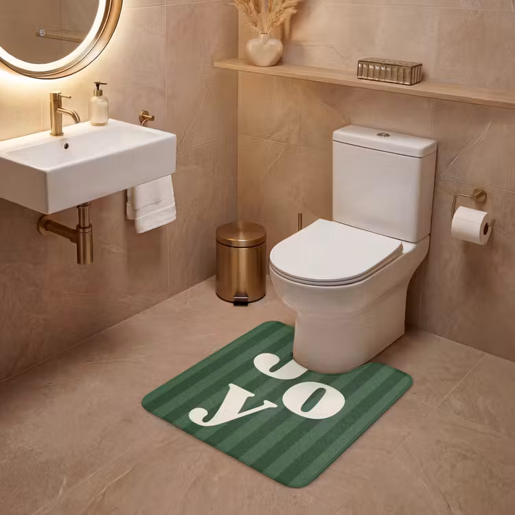 WC Vorleger - Joy – Weihnachten – Text – Grün — 4