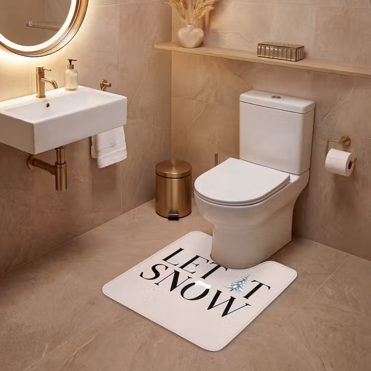 WC Vorleger - Text – Weihnachten – Schnee — 4