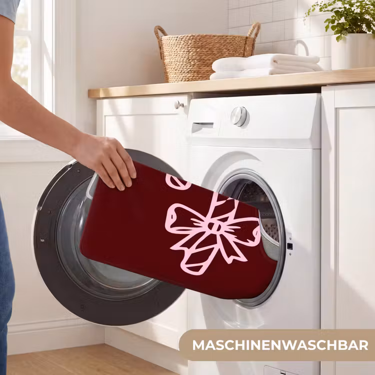 WC Vorleger - Weihnachten – Süßigkeiten – Text – Rosa — 7