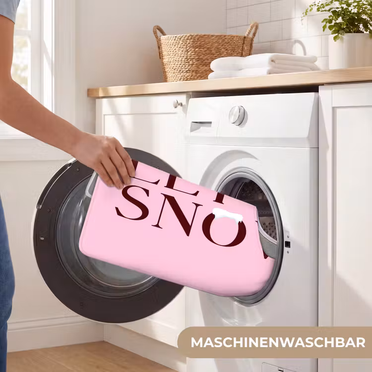 WC Vorleger - Weihnachten – Text – Schnee – Rosa — 7