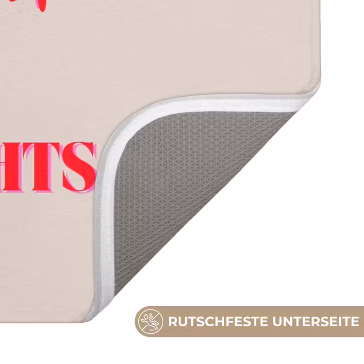 WC Vorleger - Cocktail – Weihnachten – Beige – Rosa — 3