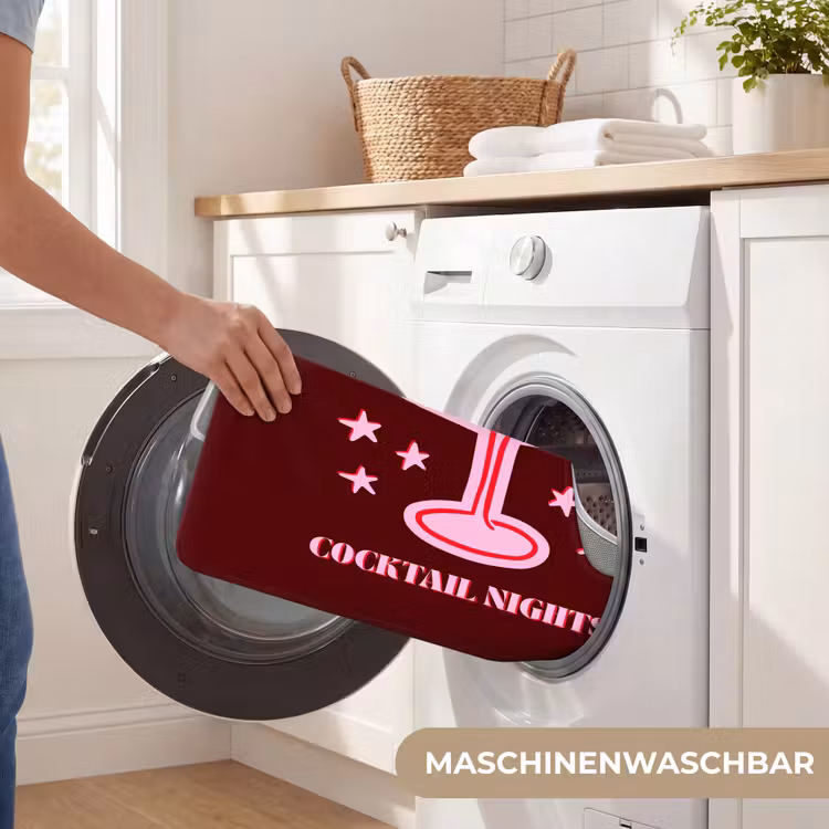 WC Vorleger - Cocktail – Weihnachten – Burgunderrot – Rosa — 7