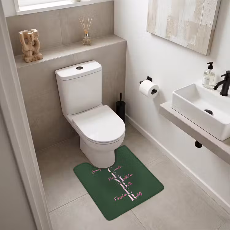 WC Vorleger - Dezember – Text – Weihnachten – Grün — 6