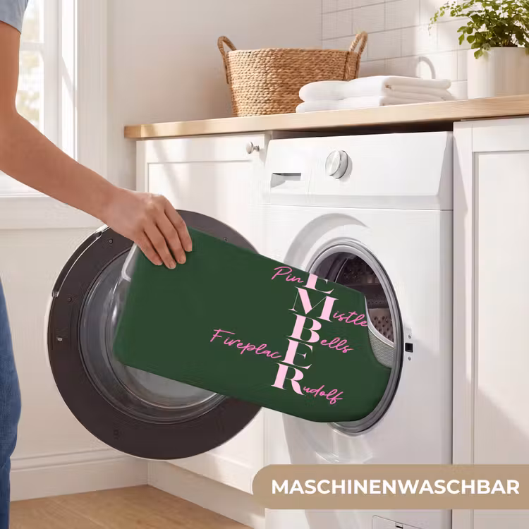 WC Vorleger - Dezember – Text – Weihnachten – Grün — 7