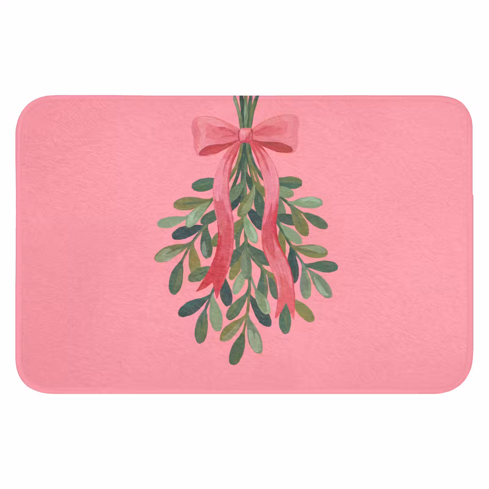 Badematte - Pflanze – Band – Rosa — 1