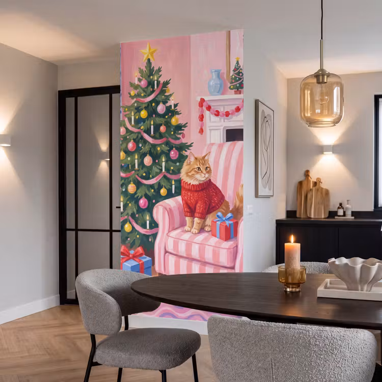 Tapete - Katze – Weihnachten – Inneneinrichtung — 5