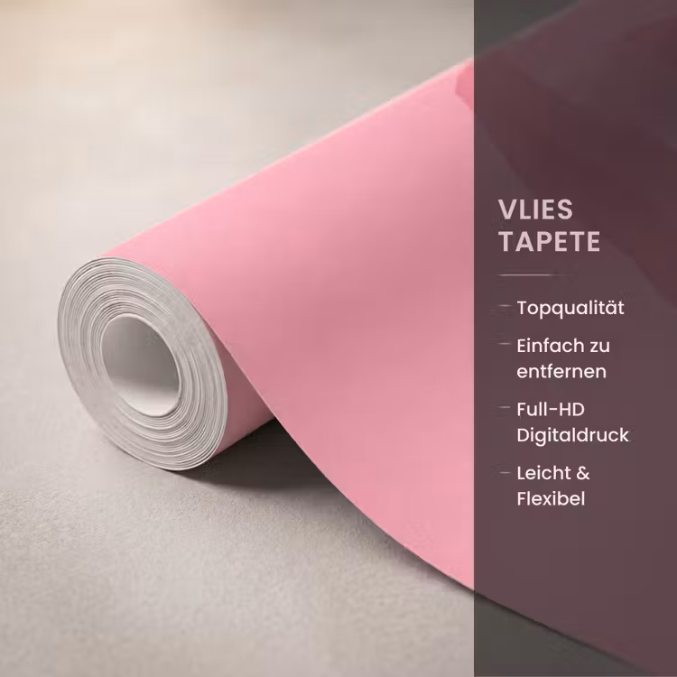 Tapete - Pflanze – Band – Rosa — 3