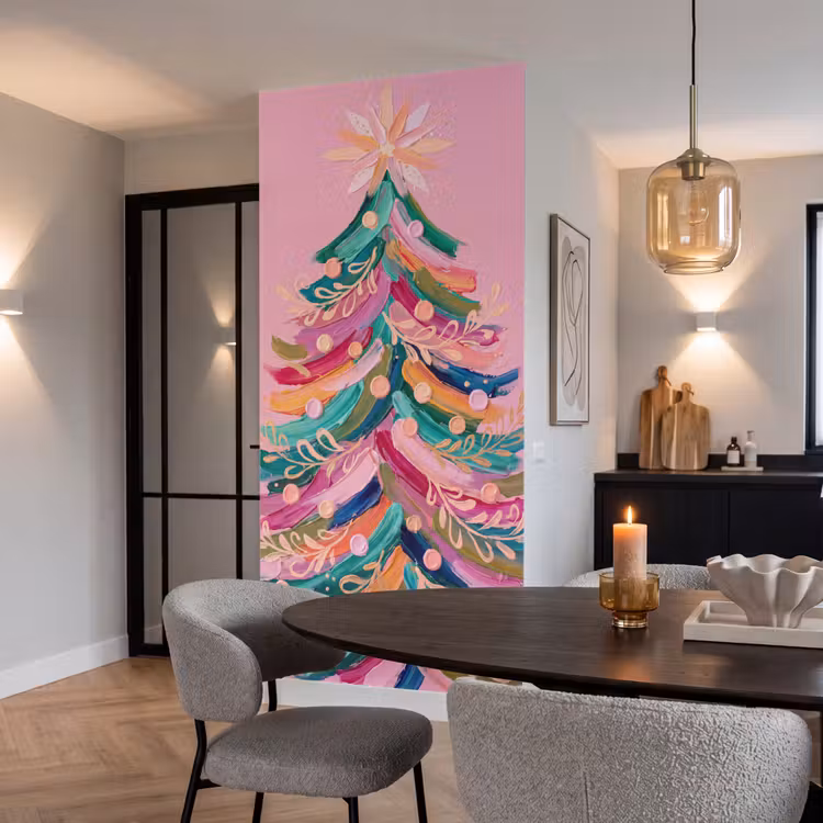 Tapete - Weihnachtsbaum – Abstrakt – Bunt — 5
