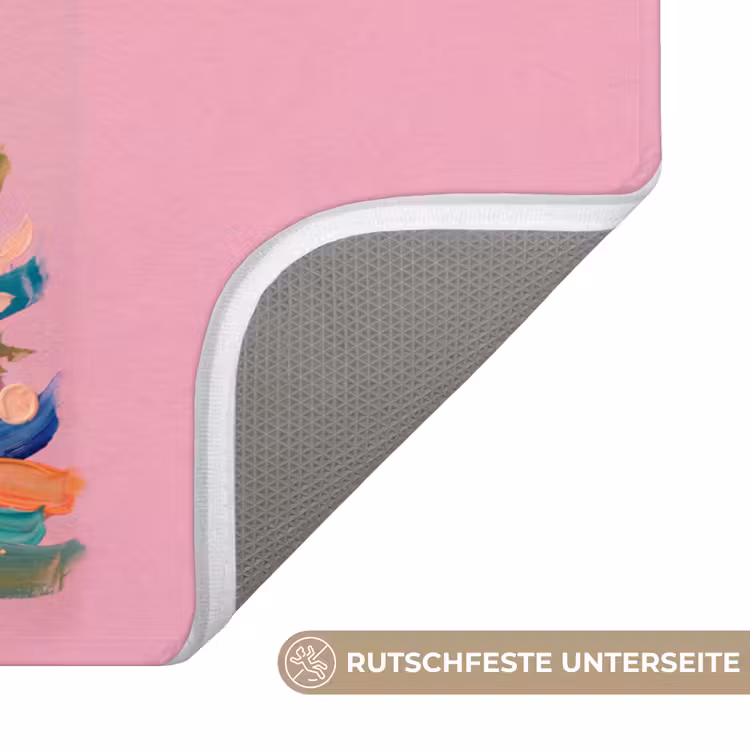 Badematte - Weihnachtsbaum – Abstrakt – Bunt — 3
