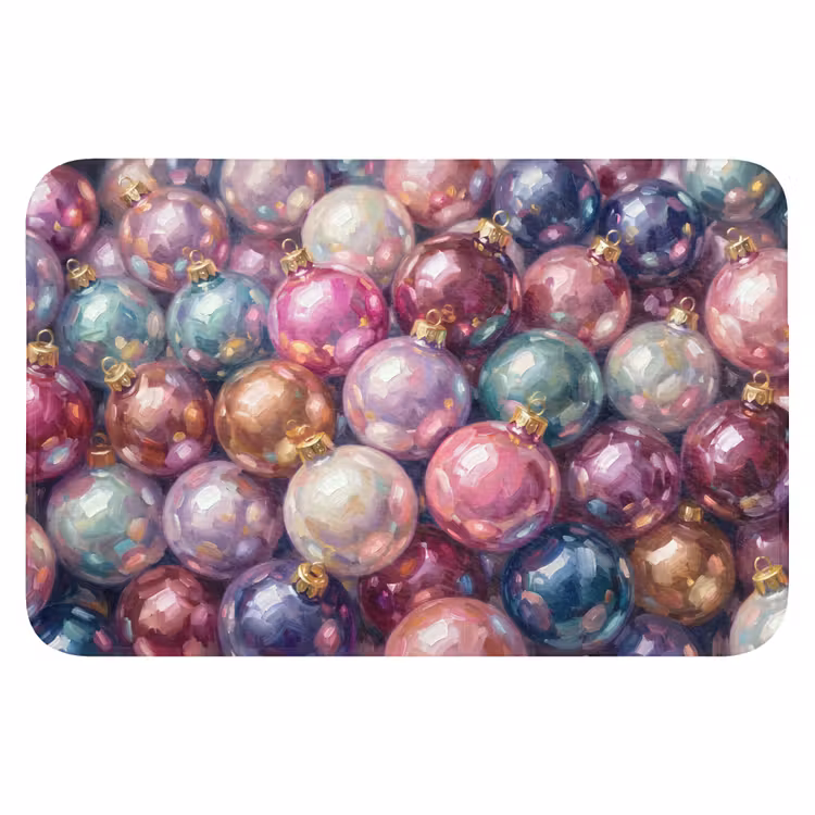 Badematte - Weihnachtsdekoration – Bunt – Festlich — 1