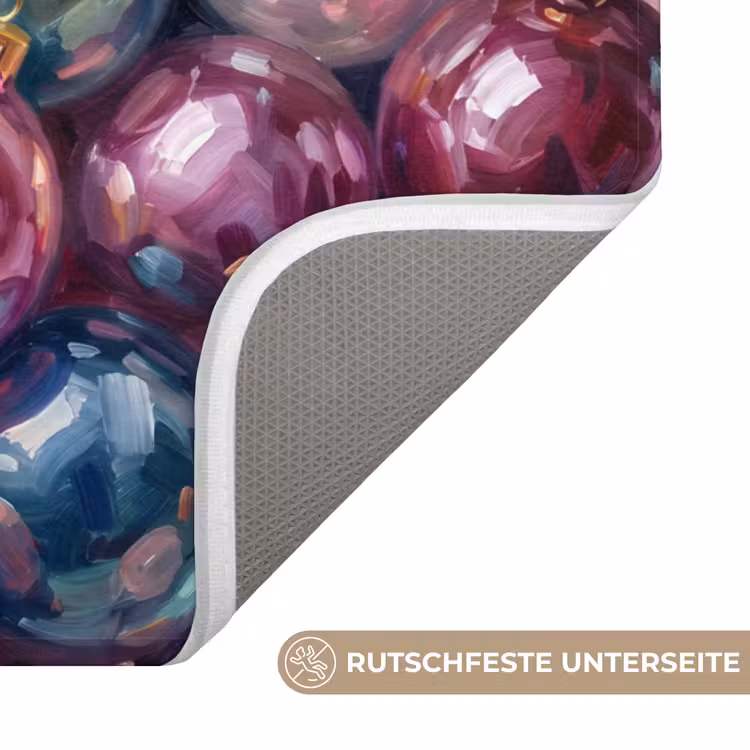 Badematte - Weihnachtsdekoration – Bunt – Festlich — 3