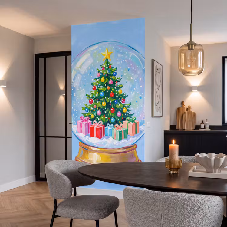 Tapete - Schneekugel – Weihnachten – Geschenke — 5
