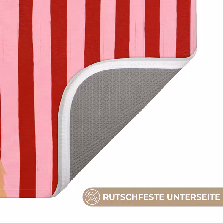 Badematte - Hund – Weihnachten – Rot — 3