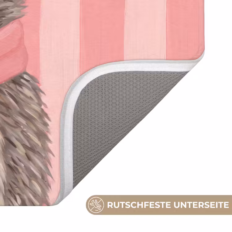 Badematte - Igel – Weihnachten – Illustration — 3