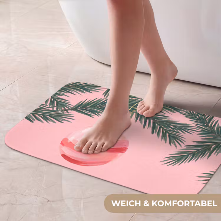 Badematte - Weihnachtskugel – Rosa – Weihnachten — 5
