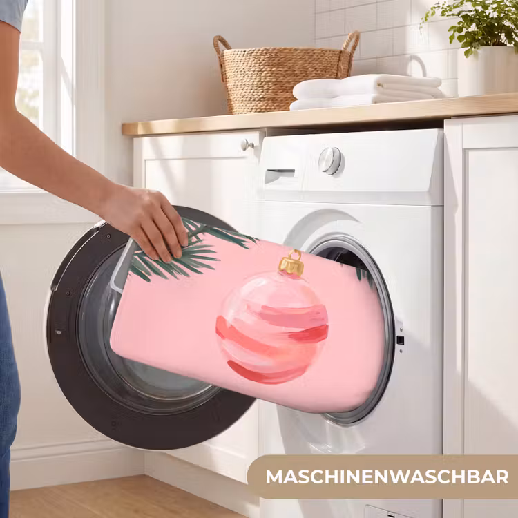 Badematte - Weihnachtskugel – Rosa – Weihnachten — 7