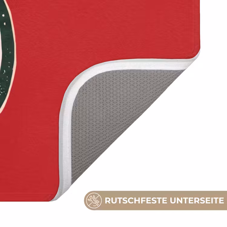Badematte - Weihnachtskugel – Weihnachten – Rot — 3