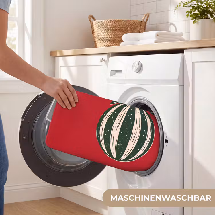 Badematte - Weihnachtskugel – Weihnachten – Rot — 7