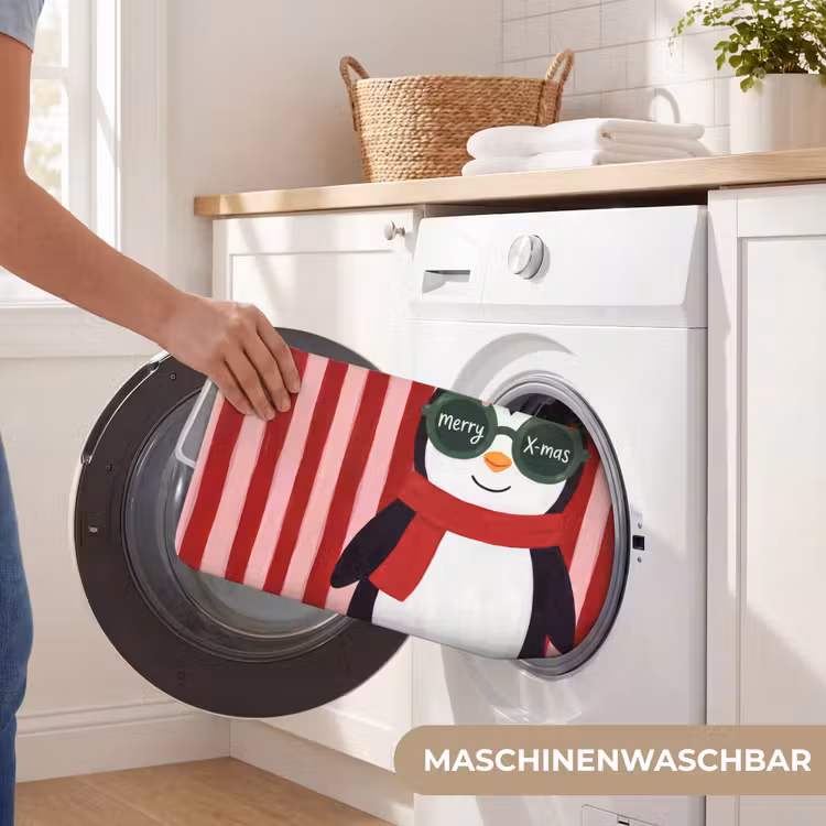 Badematte - Pinguin – Weihnachten – Illustration — 7