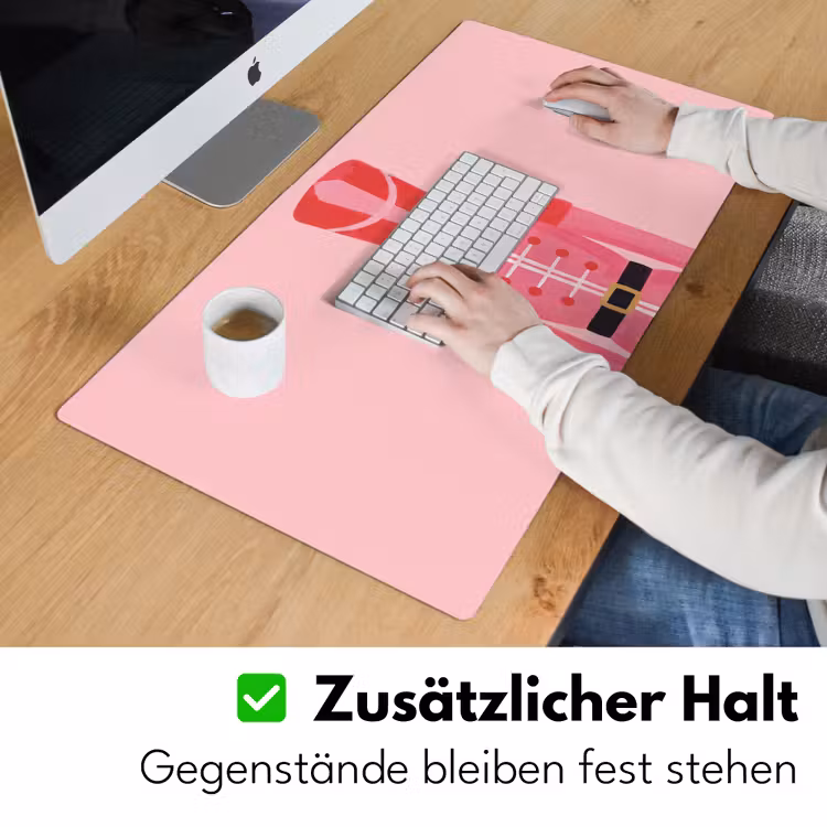 Schreibtischunterlage - Nussknacker – rosa Illustration — 3