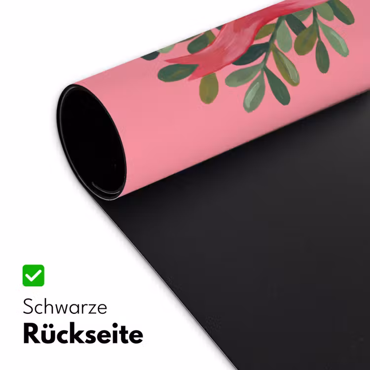 Schreibtischunterlage - Pflanze – Band – Rosa — 2