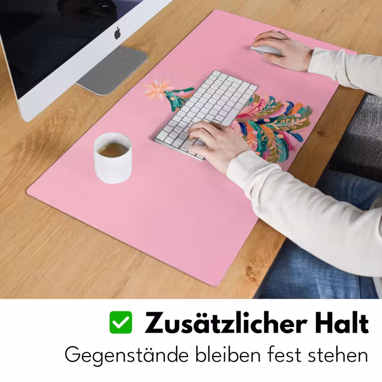 Schreibtischunterlage - Weihnachtsbaum – Abstrakt – Bunt — 3
