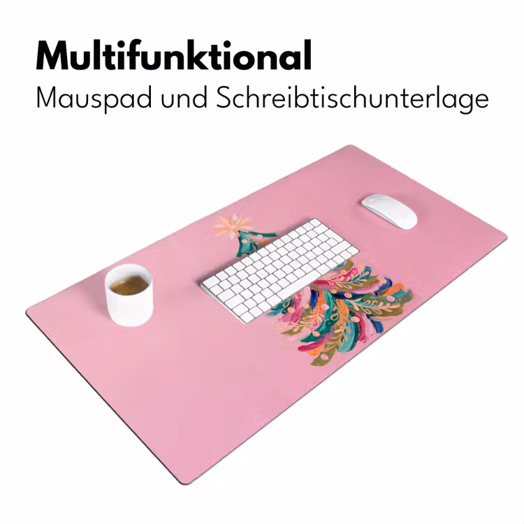 Schreibtischunterlage - Weihnachtsbaum – Abstrakt – Bunt — 4