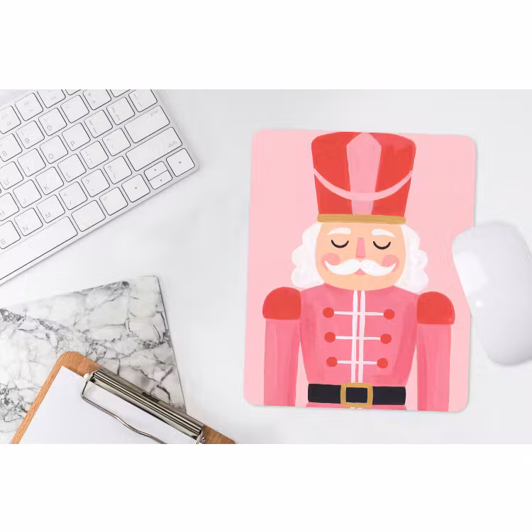 Mauspad - Nussknacker – rosa Illustration — 4