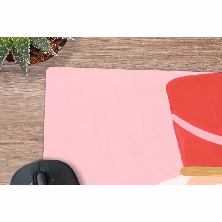 Mauspad - Nussknacker – rosa Illustration — 5