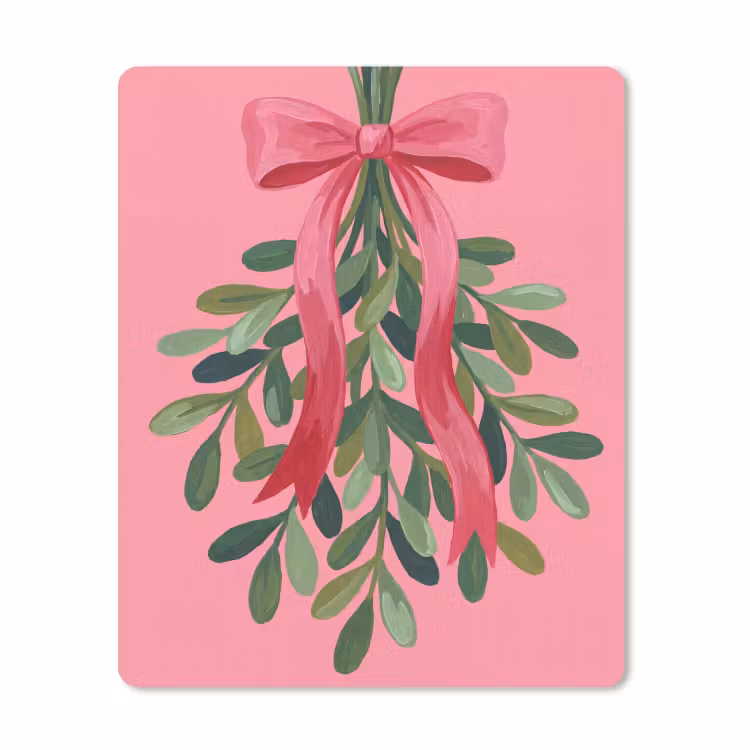 Mauspad - Pflanze – Band – Rosa — 1