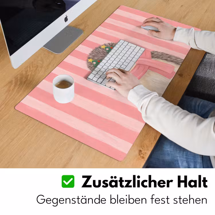Schreibtischunterlage - Igel – Weihnachten – Illustration — 3