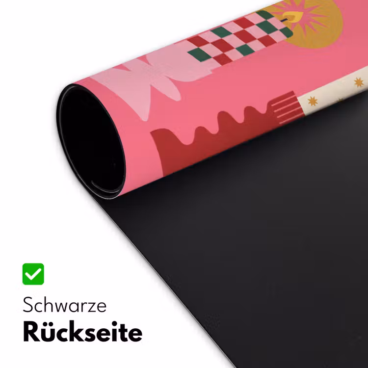 Schreibtischunterlage - Kerzen – Party – Rosa — 2