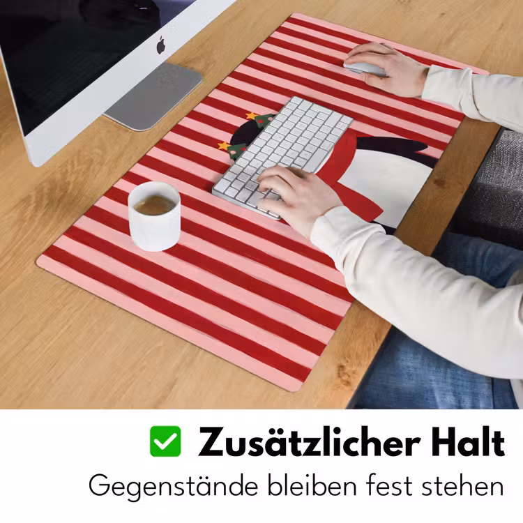 Schreibtischunterlage - Pinguin – Weihnachten – Illustration — 3