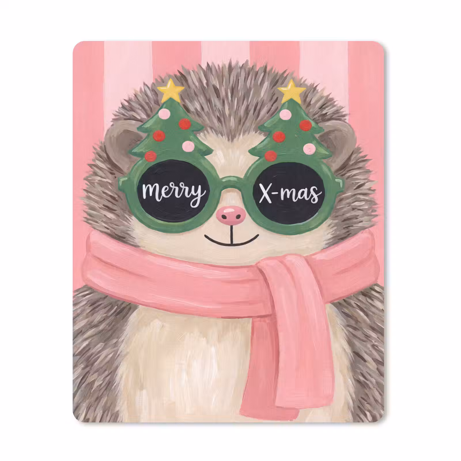 Mauspad - Igel – Weihnachten – Illustration — 1