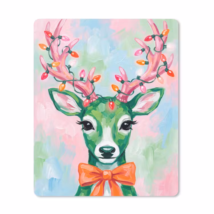 Mauspad - Hirsch – Weihnachten – Tiere — 1