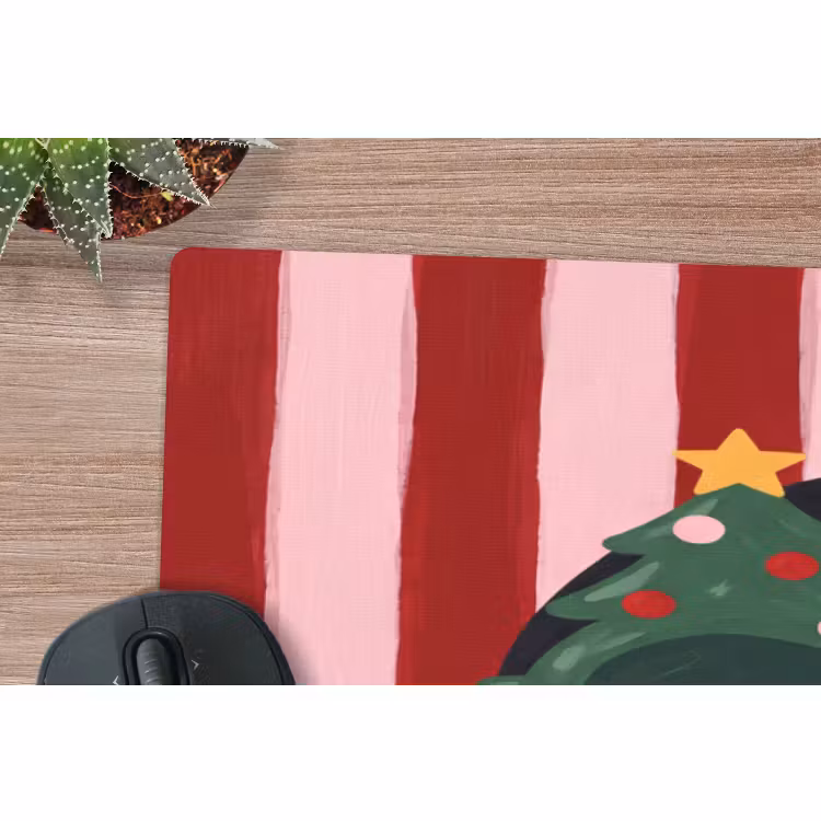 Mauspad - Pinguin – Weihnachten – Illustration — 5