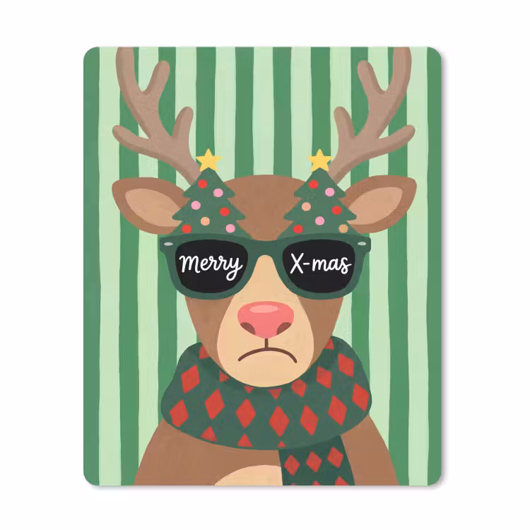 Mauspad - Rentier – Weihnachten – Illustration — 1
