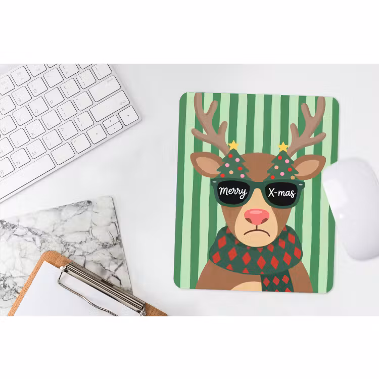Mauspad - Rentier – Weihnachten – Illustration — 4