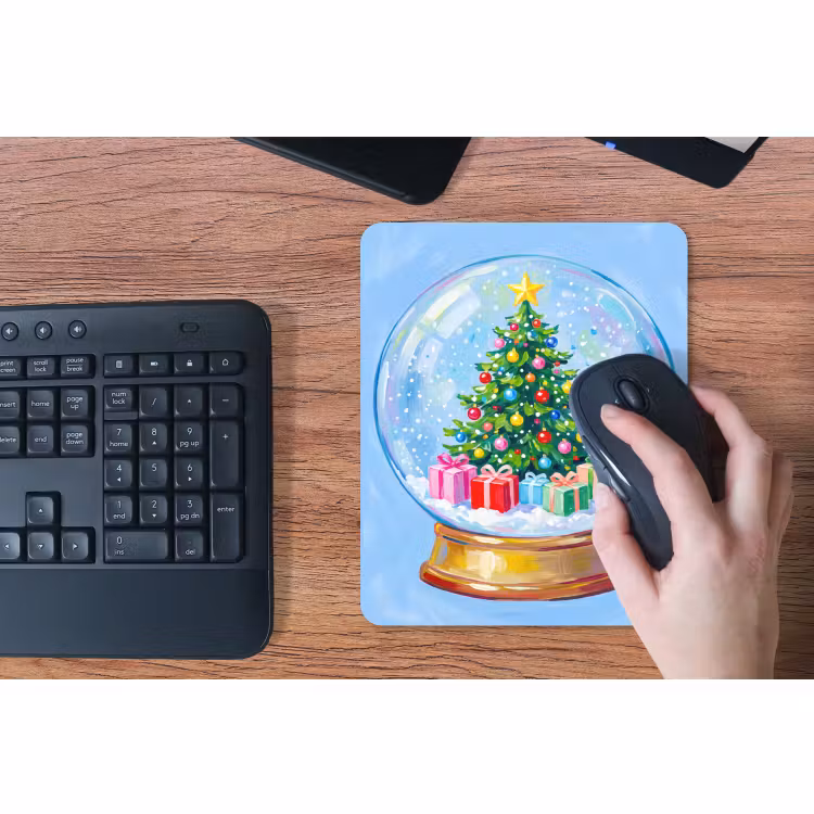 Mauspad - Schneekugel – Weihnachten – Geschenke — 3