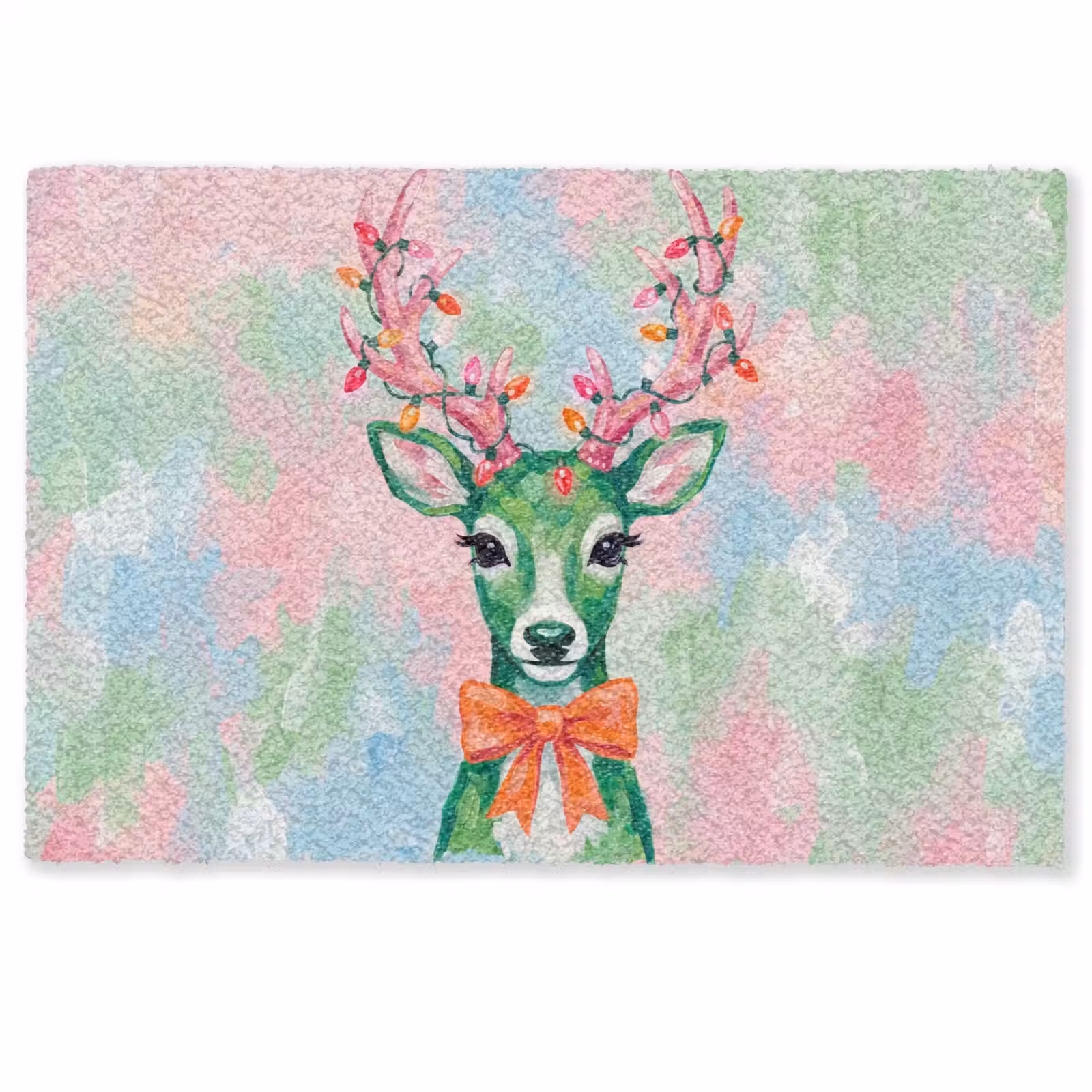 Fußmatte - Hirsch – Weihnachten – Tiere — 1