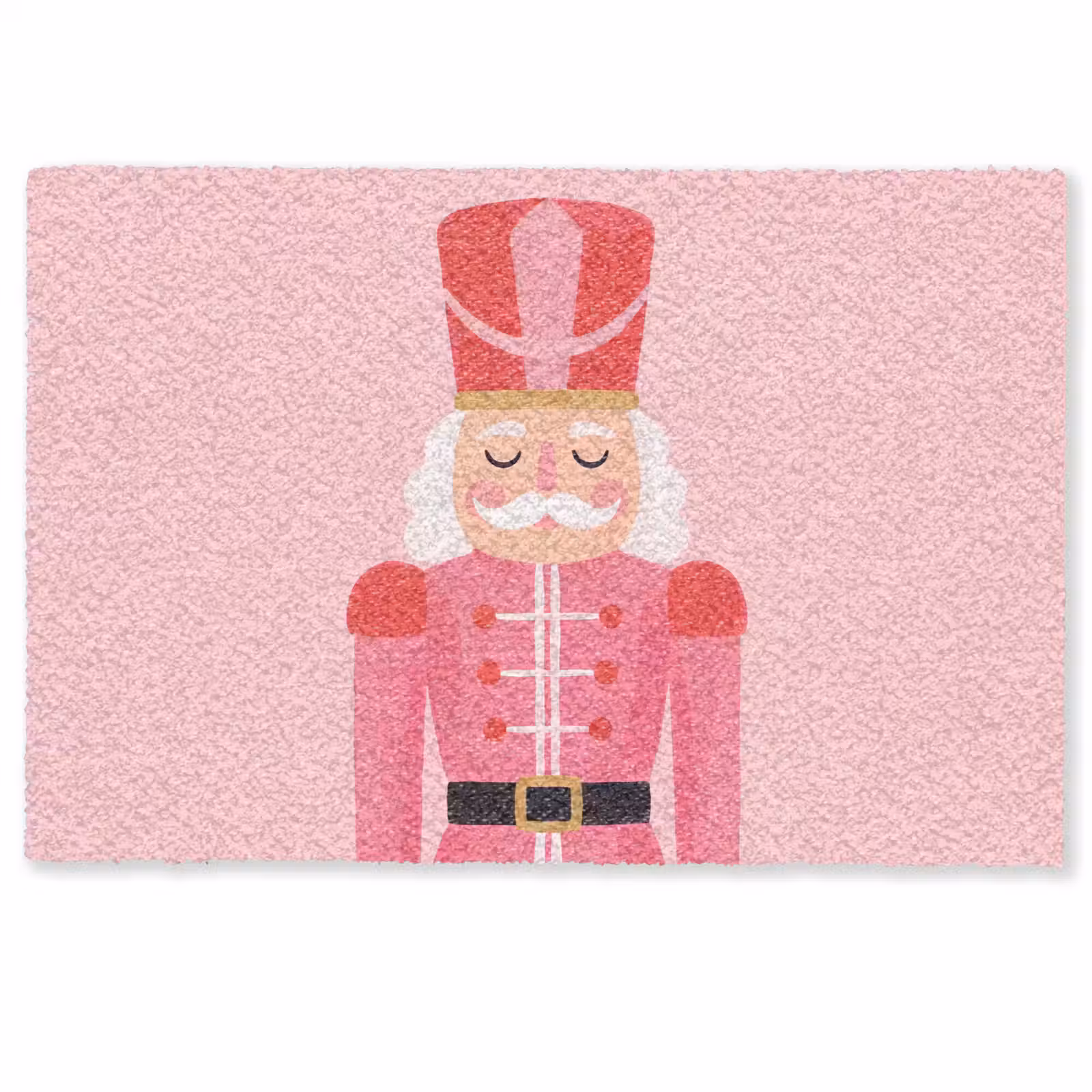 Fußmatte - Nussknacker – rosa Illustration — 1