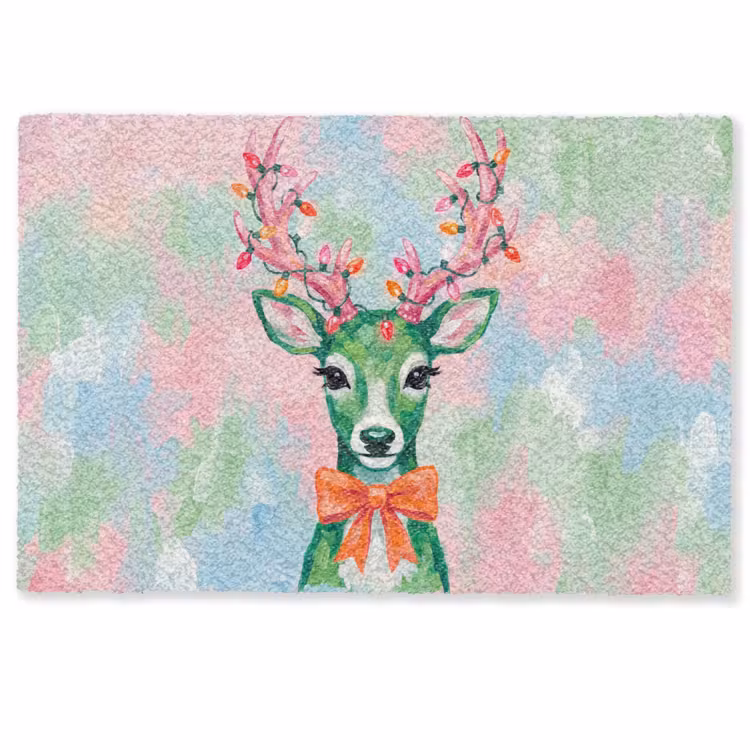 Fußmatte - Hirsch – Weihnachten – Tiere — 1