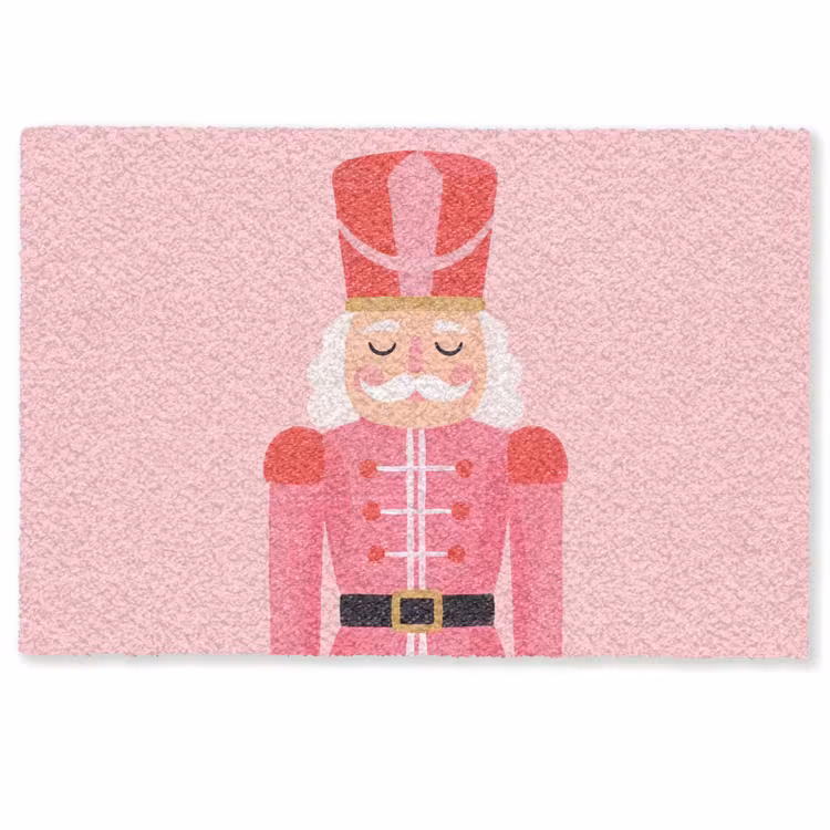 Fußmatte - Nussknacker – rosa Illustration — 1