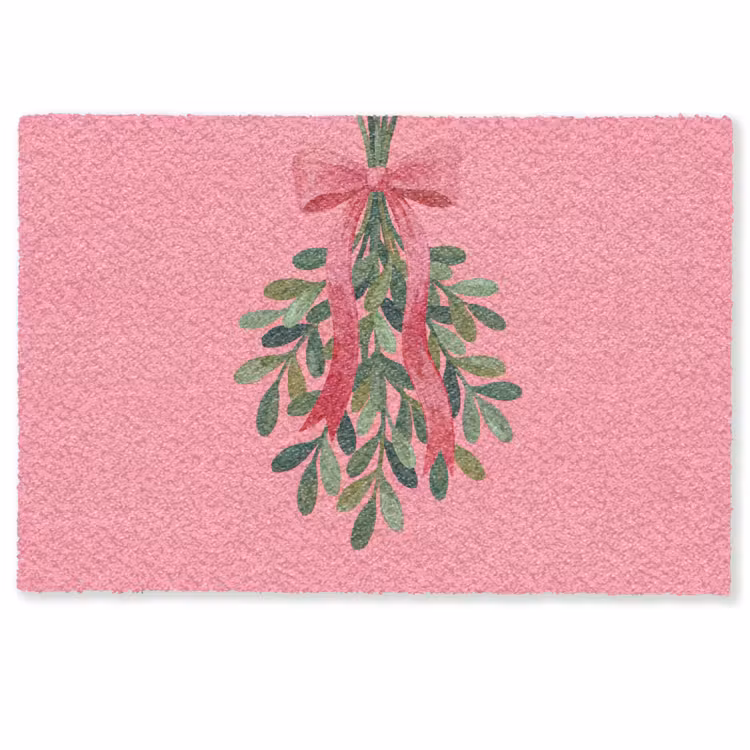 Fußmatte - Pflanze – Band – Rosa — 1