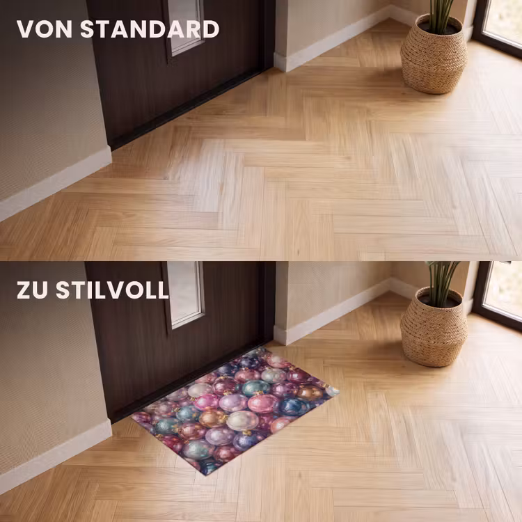 Fußmatte - Weihnachtsdekoration – Bunt – Festlich — 3