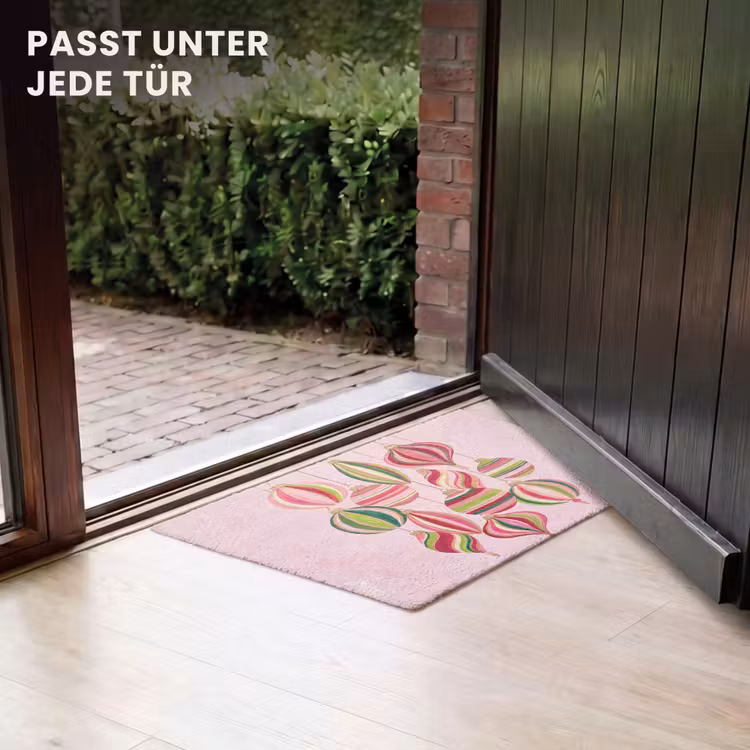 Fußmatte - Weihnachtsdekoration – Gestreift – Rosa — 7