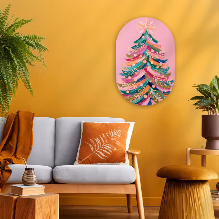 Forexbild Oval - Weihnachtsbaum – Abstrakt – Bunt — 2