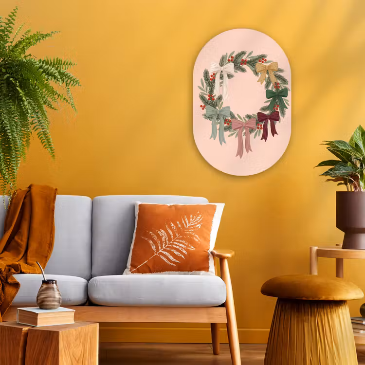 Forexbild Oval - Weihnachtskranz – Schleifen – Weihnachten — 2